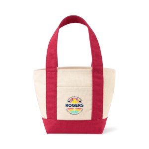 Petite Canvas Tote - Red 1 Petite Canvas Tote - Red 1