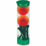 2 Ball Tall Tube with Volvik Vivid Golf Balls 1 2 Ball Tall Tube with Volvik Vivid Golf Balls 1