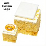 Deluxe gift box includes 12 handmade marshmallow crispy rice treats and 8 hand-dipped shapes - White Deluxe gift box includes 12 handmade marshmallow crispy rice treats and 8 hand-dipped shapes - White