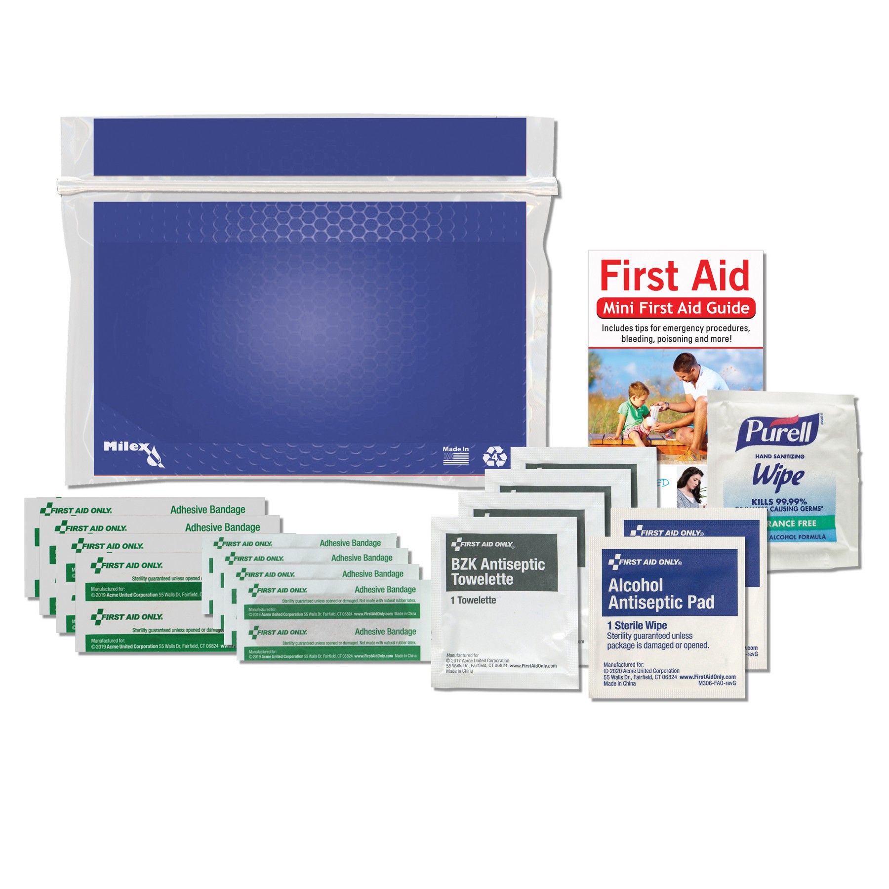 Personal First Aid Safety and Wellness Kit 1