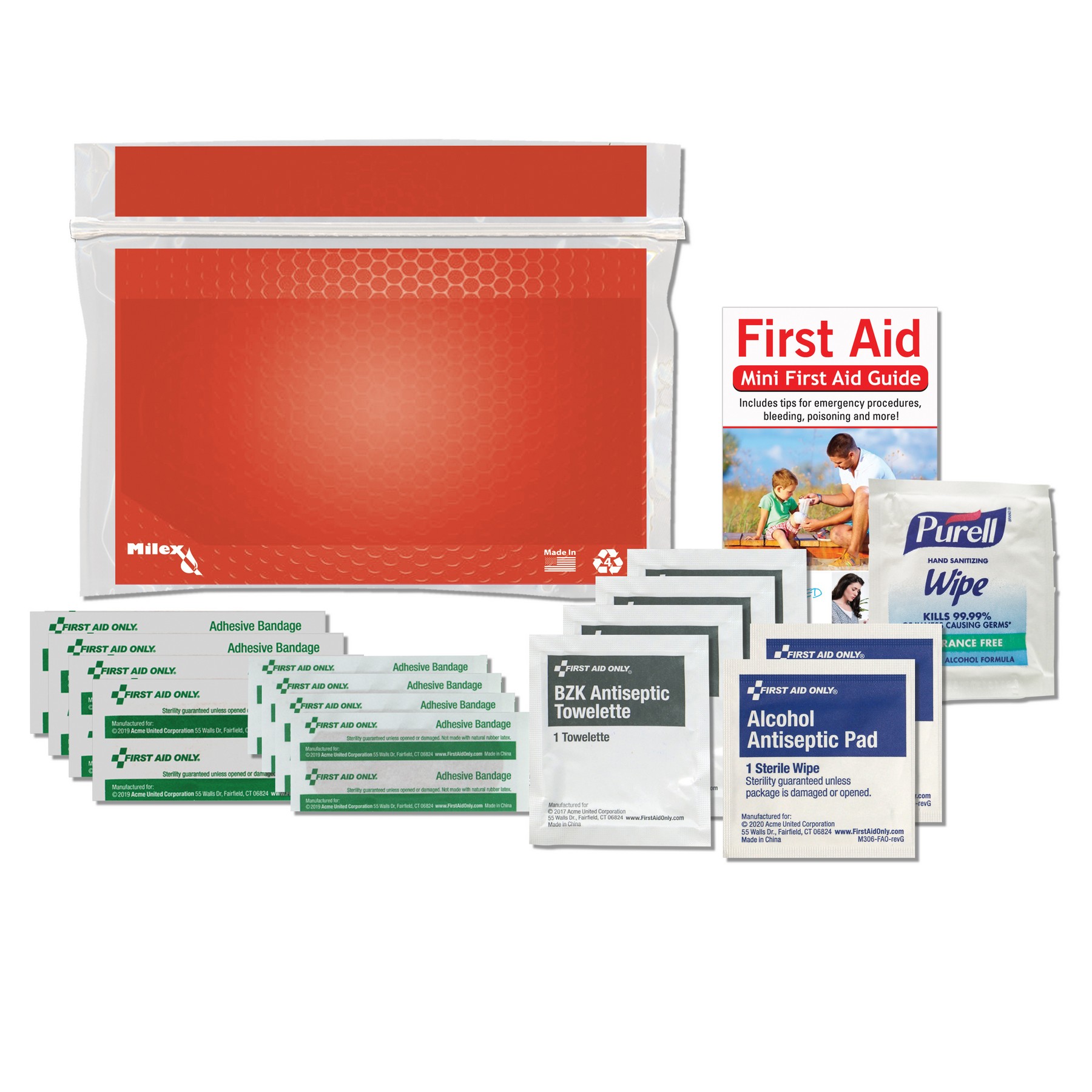 Personal First Aid Safety and Wellness Kit 1