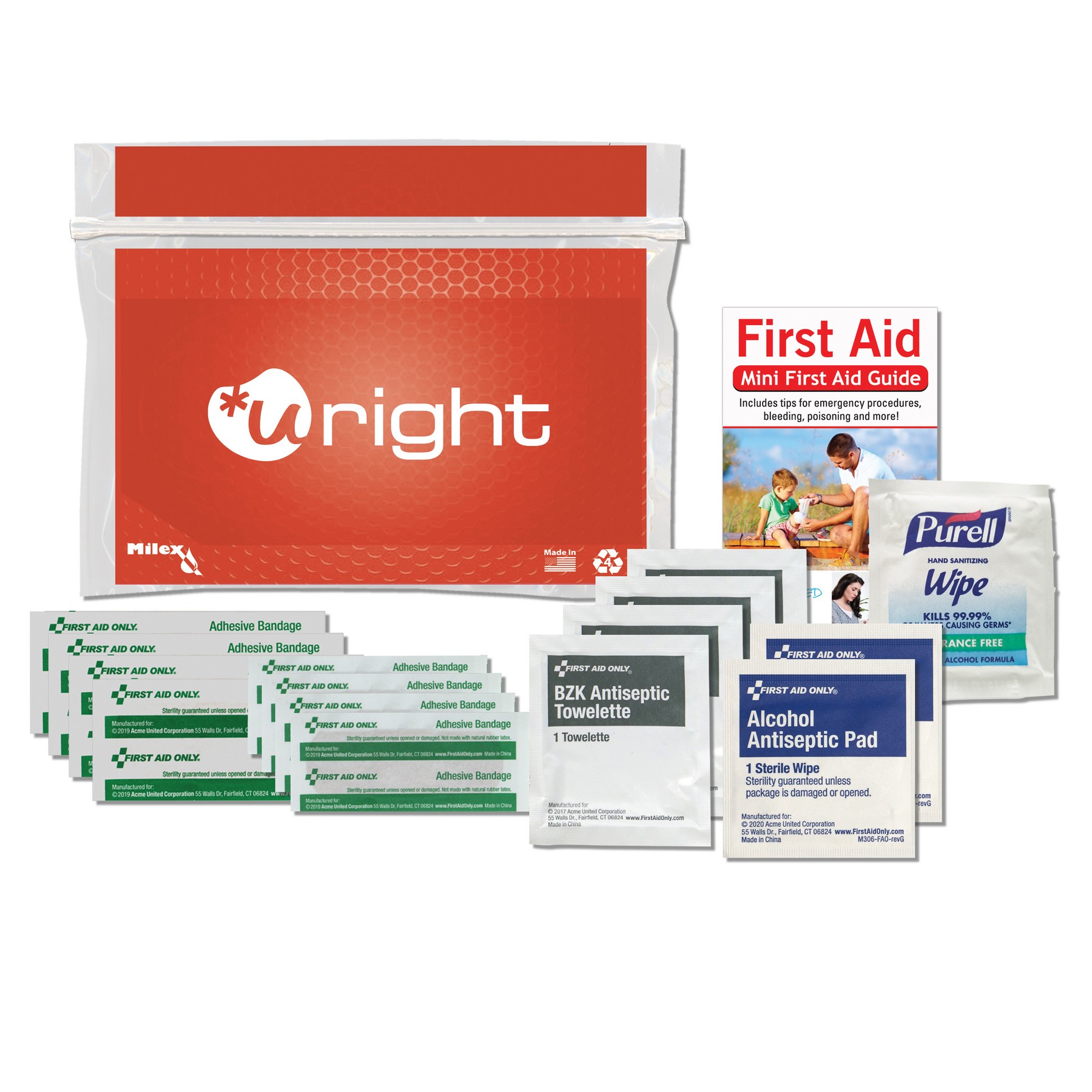 Personal First Aid Safety and Wellness Kit 1