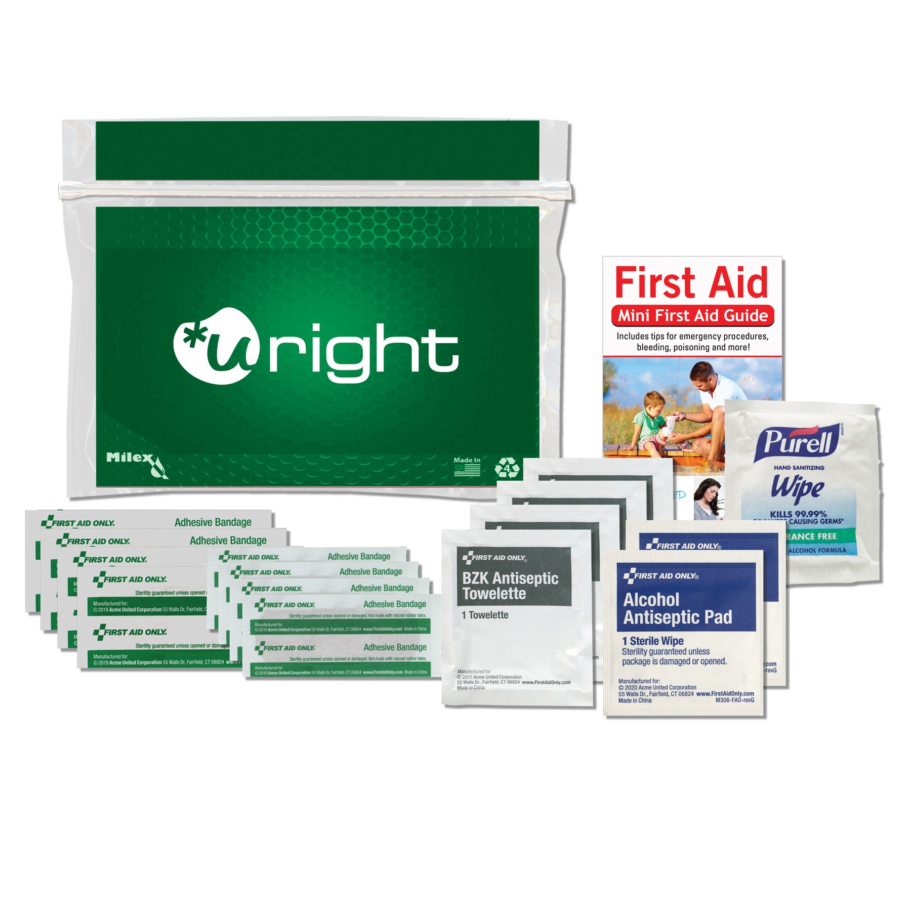 Personal First Aid Safety and Wellness Kit 1