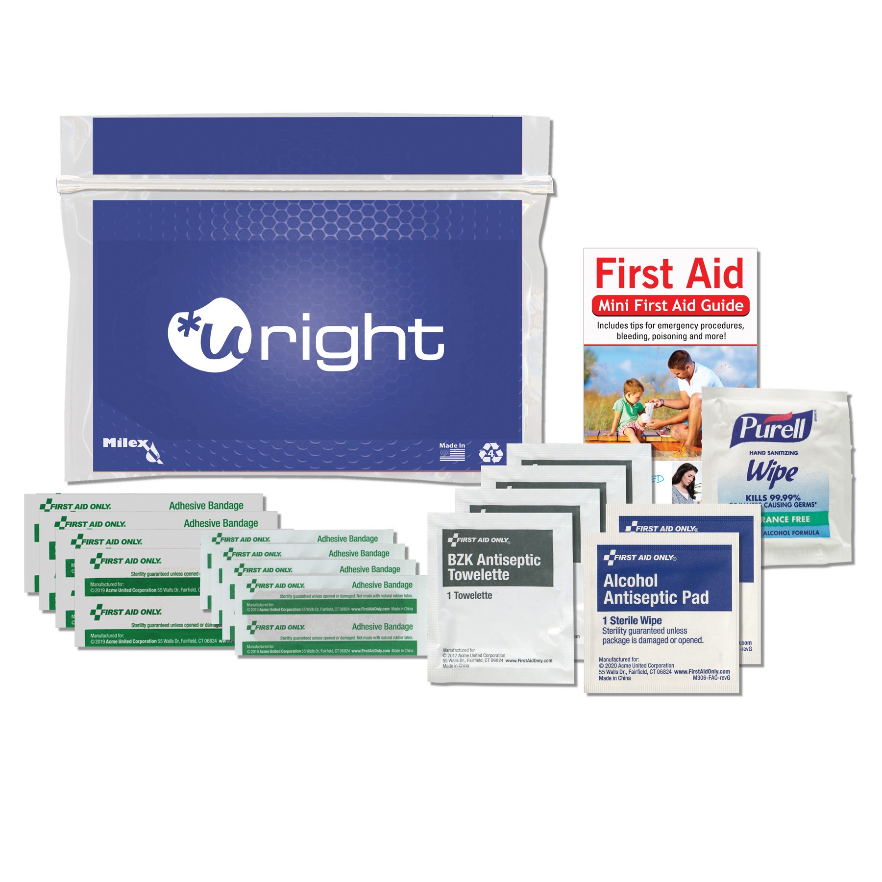Personal First Aid Safety and Wellness Kit 1
