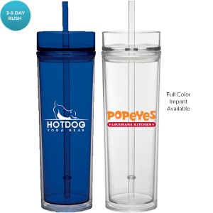 16 Oz Tube Tumbler With Straw 1 16 Oz Tube Tumbler With Straw 1