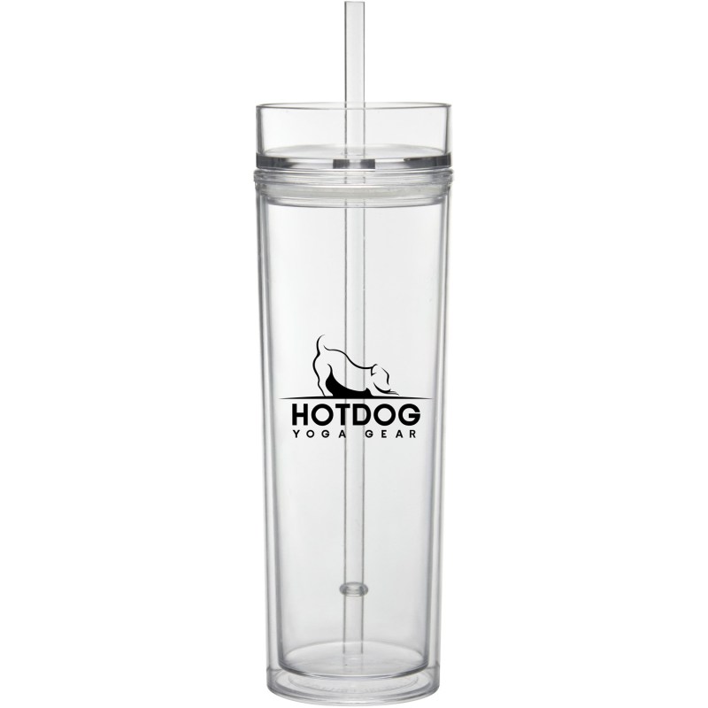 16 Oz Tube Tumbler With Straw 2 16 Oz Tube Tumbler With Straw 2