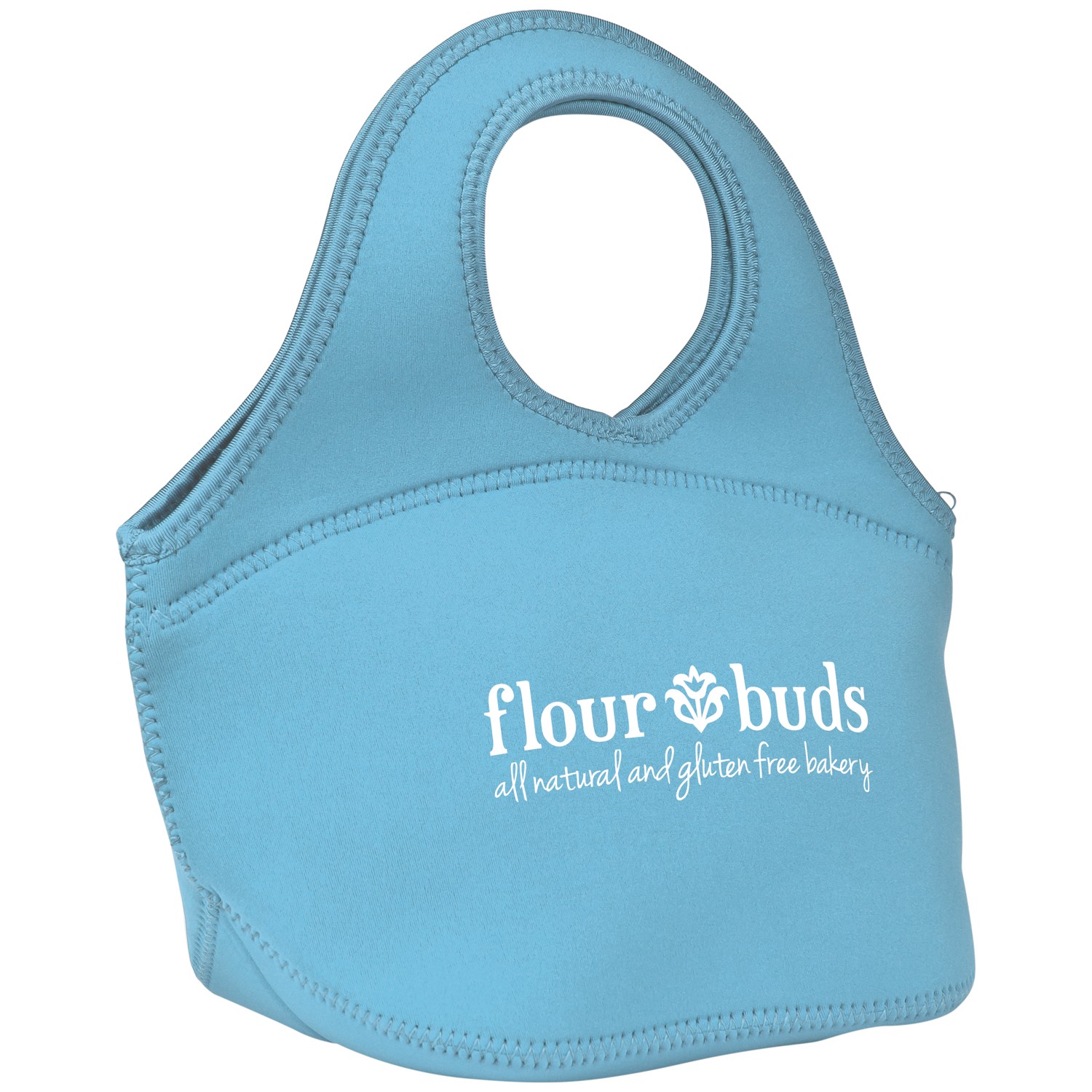 Easy Carry Zippered Neoprene Lunch Bag 1