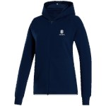 FootJoy Womens Full Zip Ottoman Hoodie - Navy Blue FootJoy Womens Full Zip Ottoman Hoodie - Navy Blue