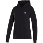 FootJoy Womens Full Zip Ottoman Hoodie - Black FootJoy Womens Full Zip Ottoman Hoodie - Black