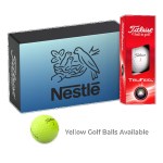 Titleist Half Dozen Custom Golf Ball Box with Stock Sleeves 1 Titleist Half Dozen Custom Golf Ball Box with Stock Sleeves 1