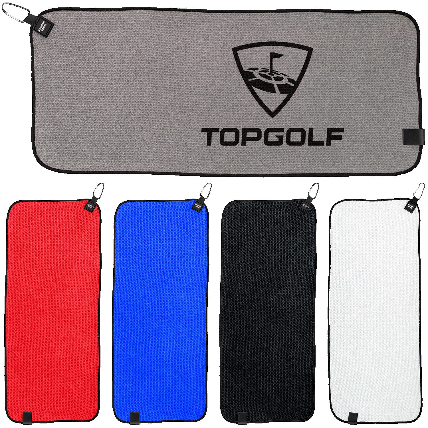 Maggy 28" X 12.5" Magnetic Waffle Golf Towel 1