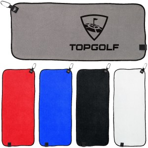 Maggy 28" X 12.5" Magnetic Waffle Golf Towel 1 Maggy 28" X 12.5" Magnetic Waffle Golf Towel 1