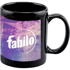 11 Oz Full Color Black Stoneware Executive Mug 2 11 Oz Full Color Black Stoneware Executive Mug 2