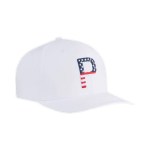 Puma Pars N Stripes 6 Panel Cap - White Puma Pars N Stripes 6 Panel Cap - White