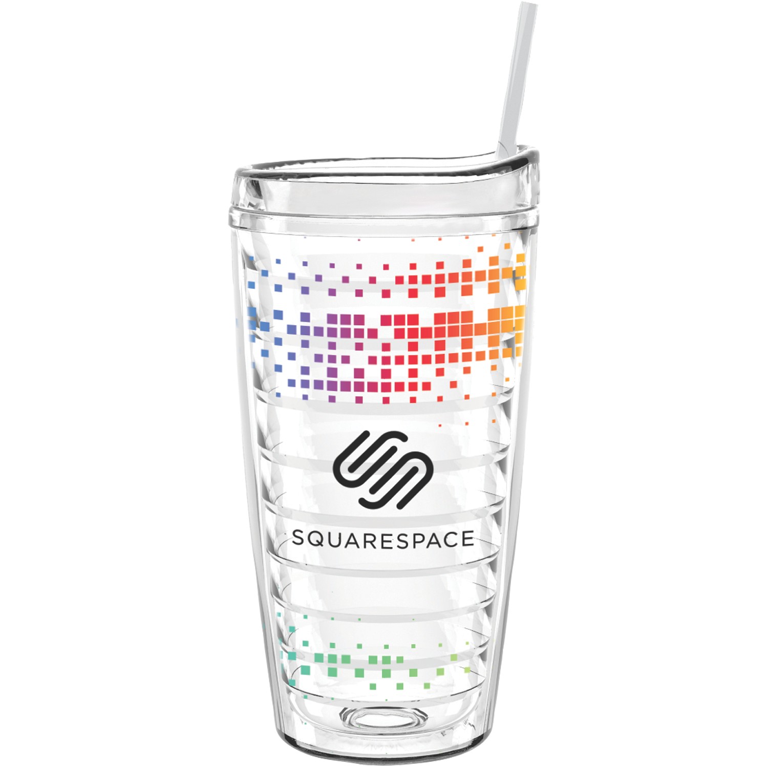 16 Oz Made In The U.S.A Tumbler W/ Lid & Straw 1