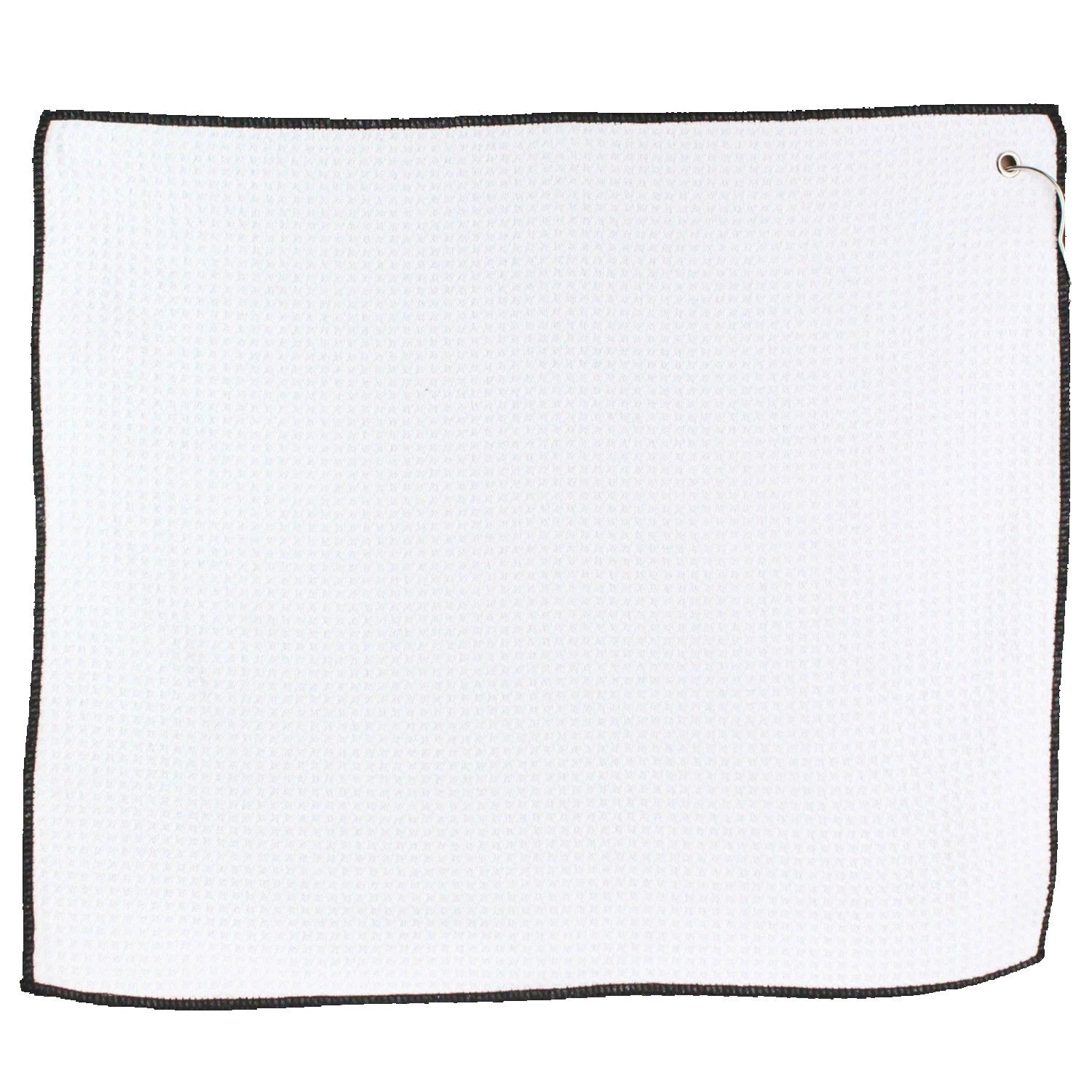 15" X 18" RPET Waffle Golf Towel with Hook & Grommet 1