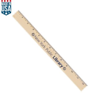 12" Natural Finish Ruler 1 12" Natural Finish Ruler 1