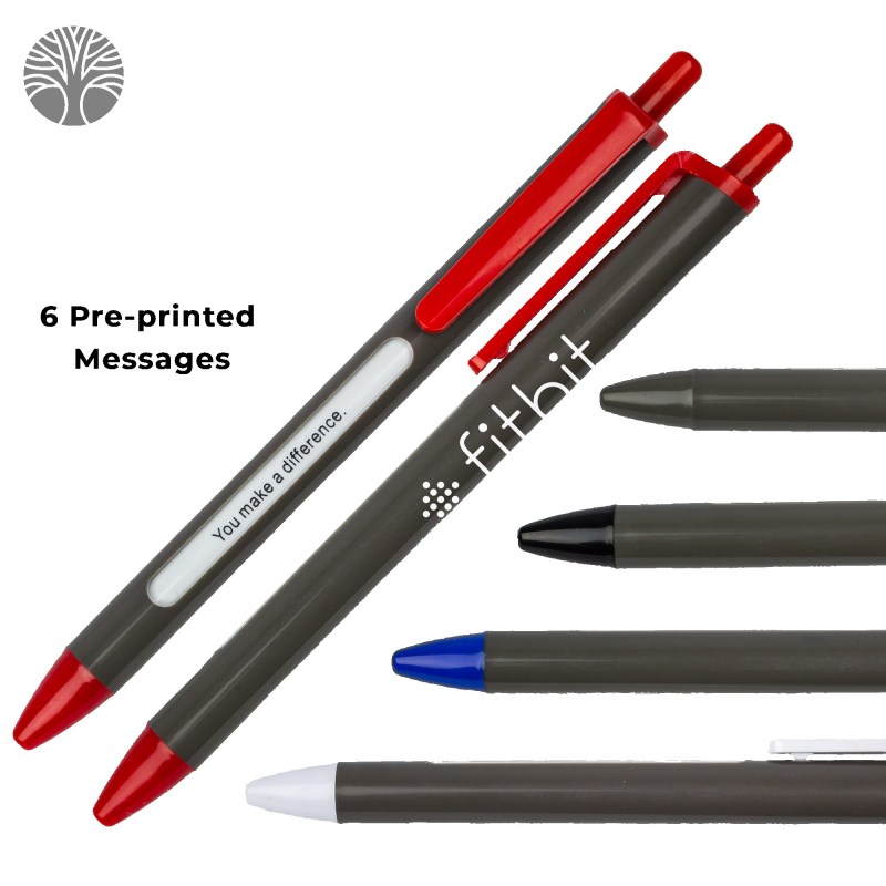 Recycled Retractable Window Message Pen 1 Recycled Retractable Window Message Pen 1