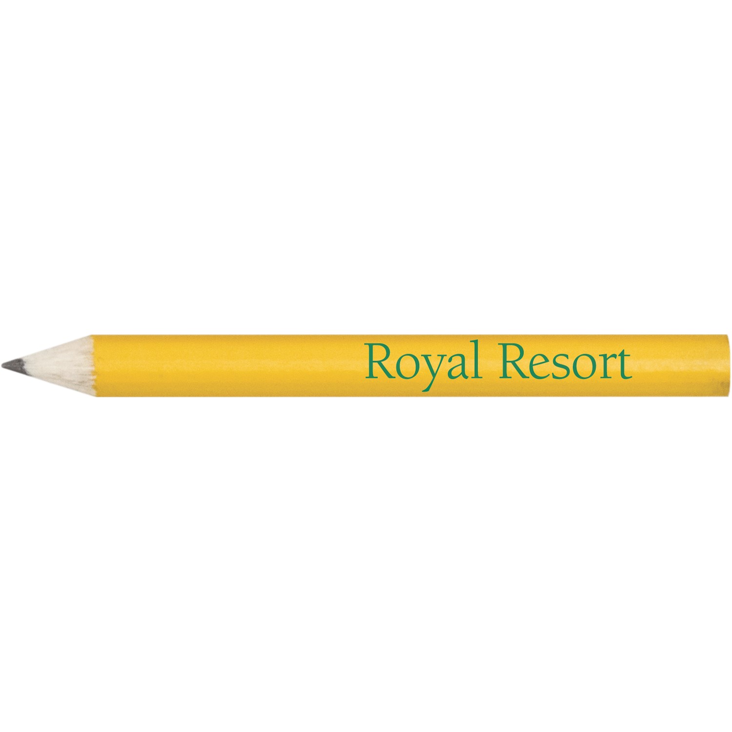 Round Wooden Golf Pencil 1