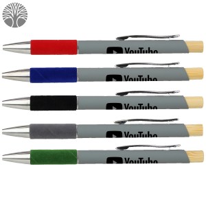 Recycled Aluminum Pen Featuring a Velvet Grip 1 Recycled Aluminum Pen Featuring a Velvet Grip 1