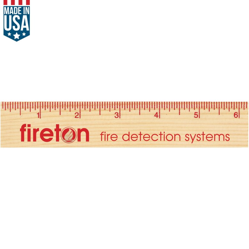 6" Natural Finish Ruler 1 6" Natural Finish Ruler 1