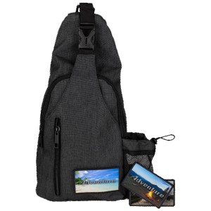 Sling Crossbody Bag with 3 patches 1 Sling Crossbody Bag with 3 patches 1