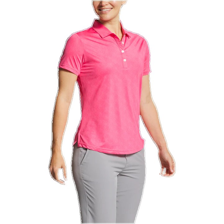 FootJoy Women's Speckle Short Sleeve Print Shirt 1
