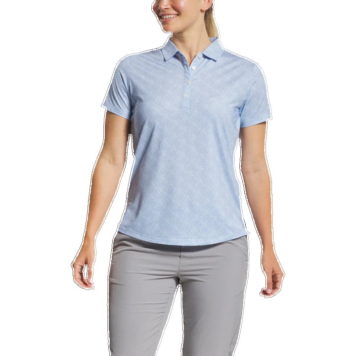 FootJoy Women's Speckle Short Sleeve Print Shirt 1