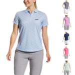FootJoy Women%27s Speckle Short Sleeve Print Shirt 1 FootJoy Women%27s Speckle Short Sleeve Print Shirt 1