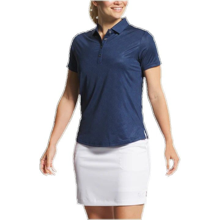 FootJoy Women's Speckle Short Sleeve Print Shirt 1