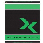 16" X 19" Designer Woven Golf Towel W/ Scrubbers 2 16" X 19" Designer Woven Golf Towel W/ Scrubbers 2