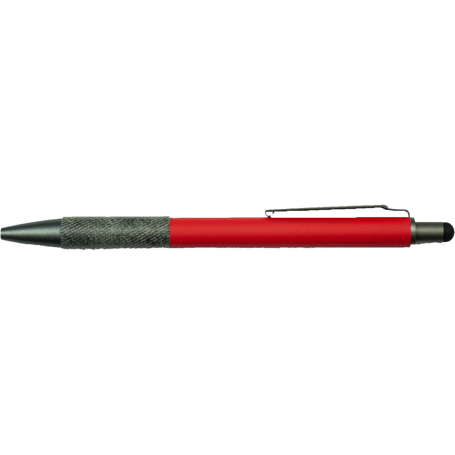Soft Touch Aluminum Stylus Pen W/ Paper Grip 1