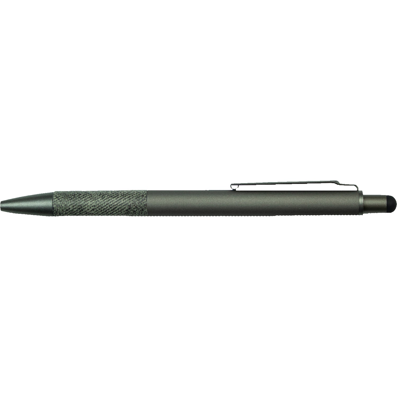 Soft Touch Aluminum Stylus Pen W/ Paper Grip 1