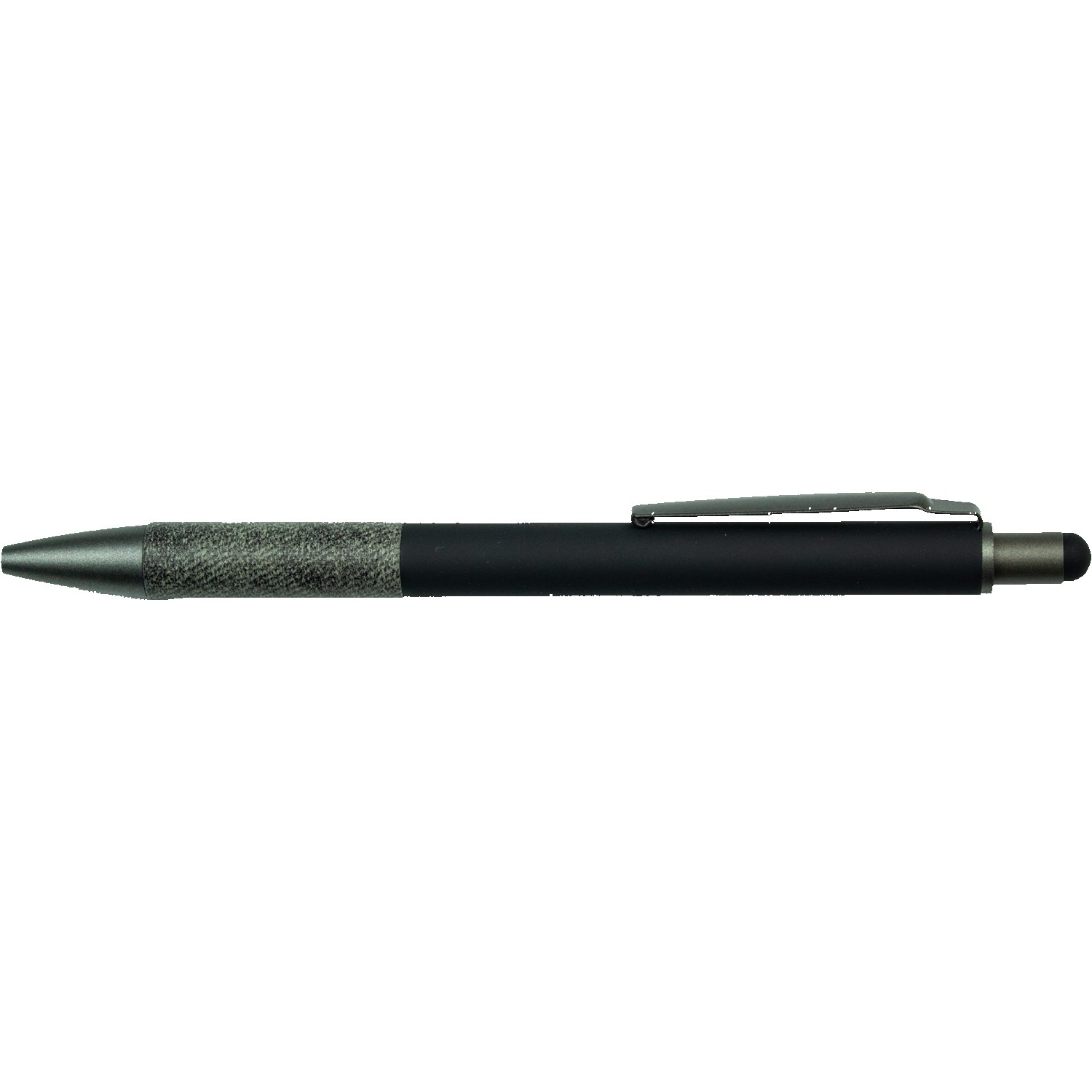 Soft Touch Aluminum Stylus Pen W/ Paper Grip 1