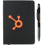 7.5" X 6-5/8" Notebook W/ Soft Touch Aluminum Pen 1 7.5" X 6-5/8" Notebook W/ Soft Touch Aluminum Pen 1