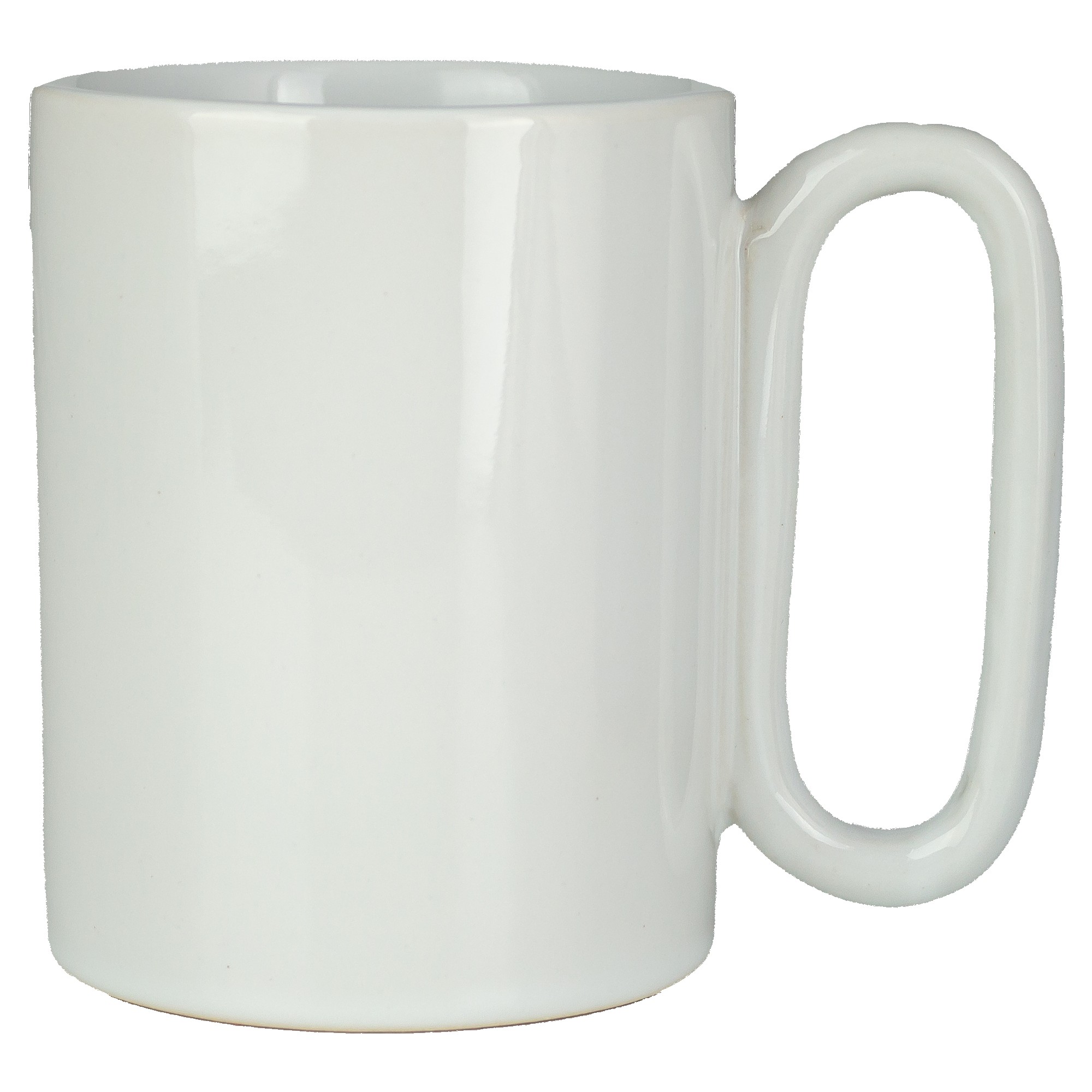 Retro 11 Oz Ceramic Mug With Large Handle 1