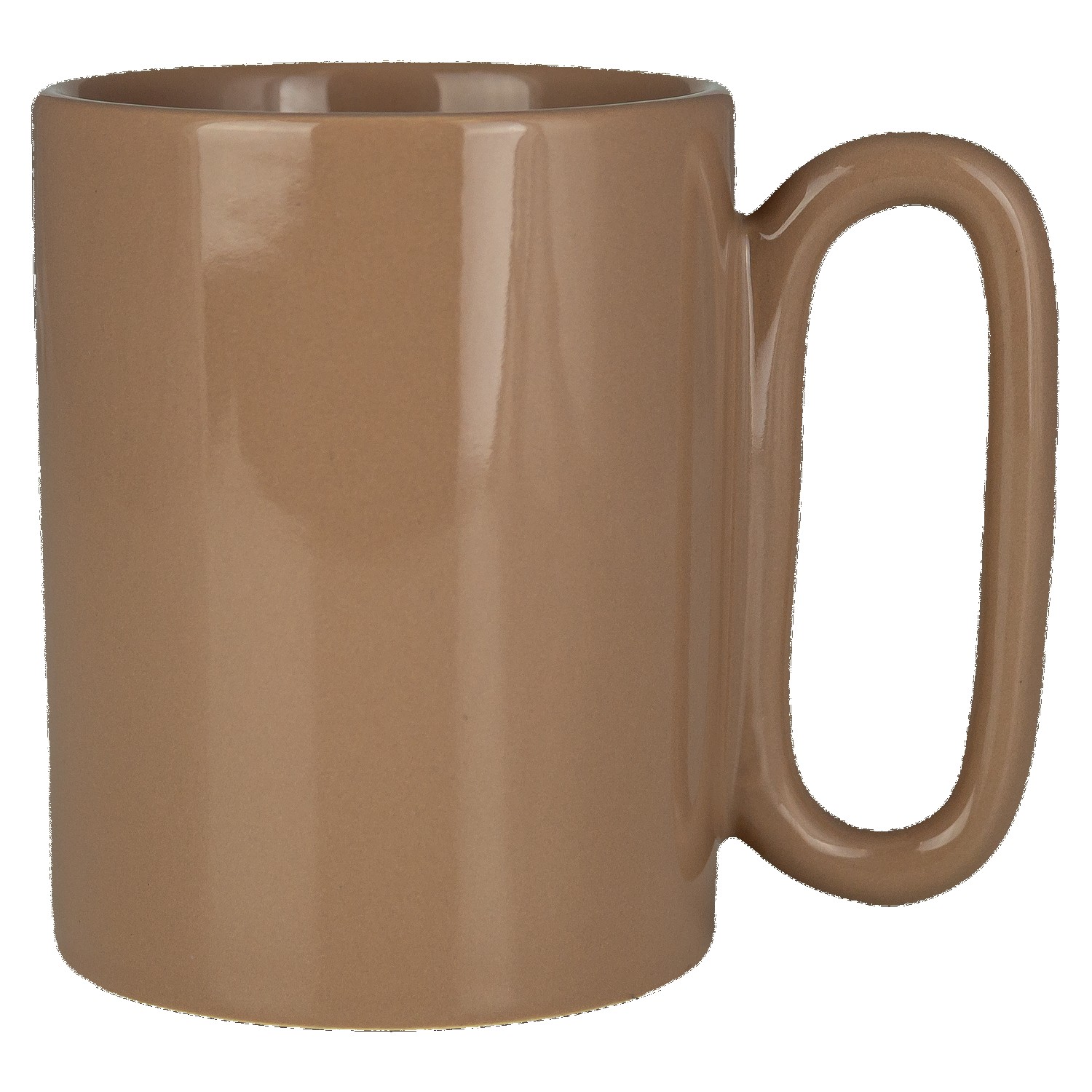 Retro 11 Oz Ceramic Mug With Large Handle 1