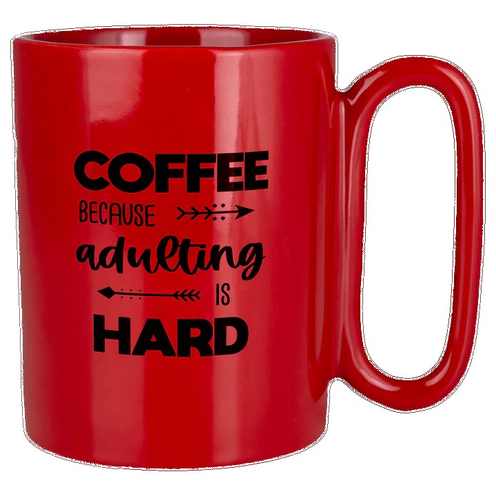 Retro 11 Oz Ceramic Mug With Large Handle 1