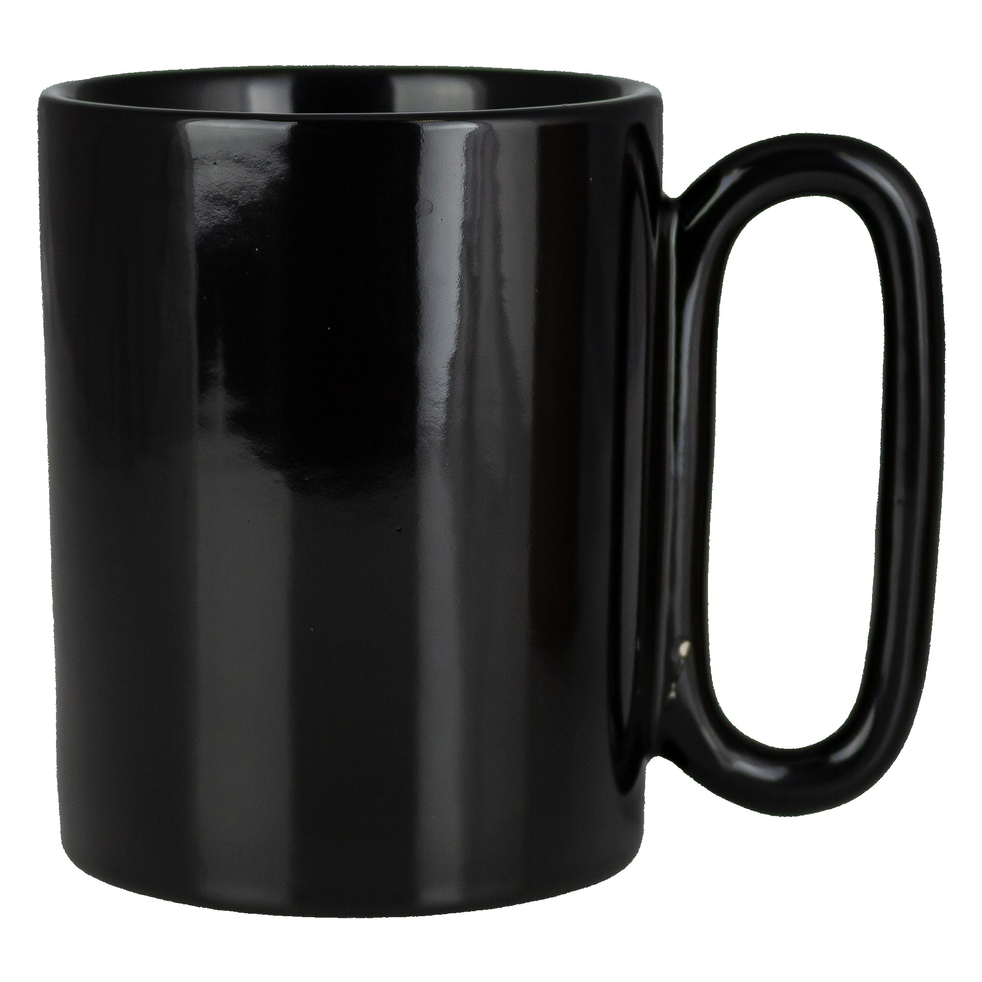 Retro 11 Oz Ceramic Mug With Large Handle 1