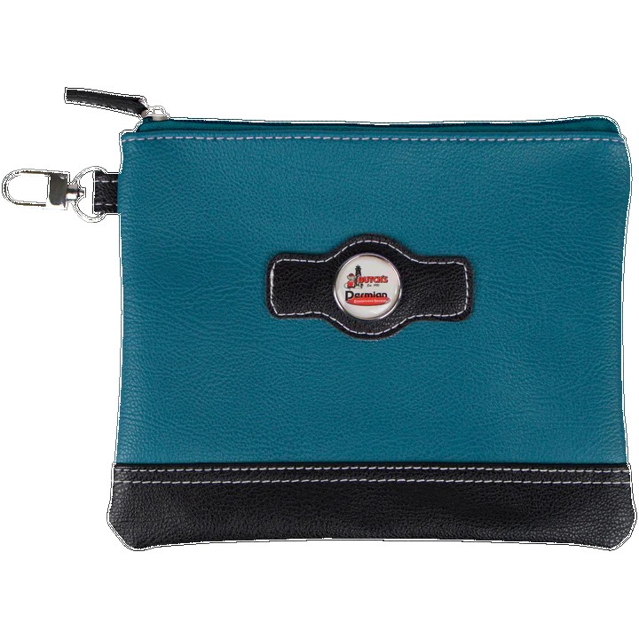 Two Tone Zipper Valuables Pouch 1