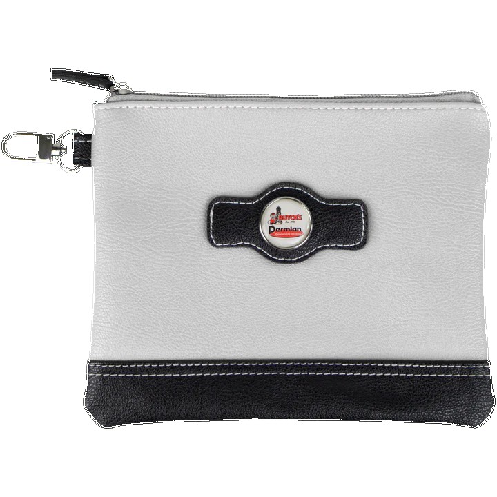 Two Tone Zipper Valuables Pouch 1