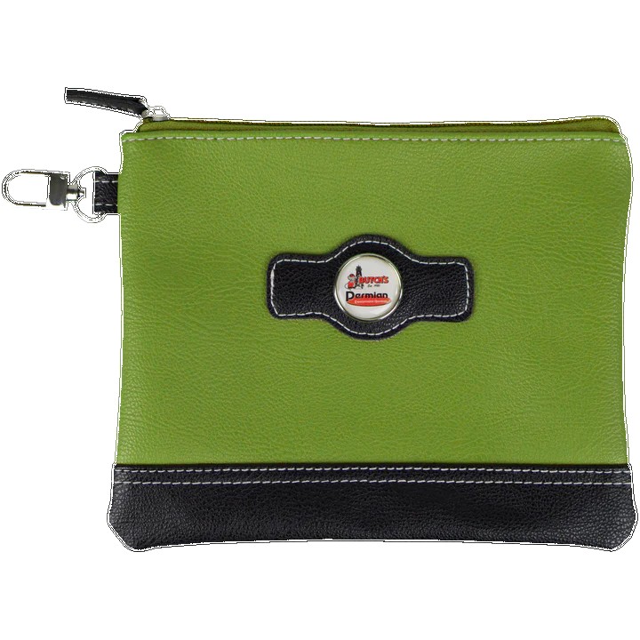 Two Tone Zipper Valuables Pouch 1