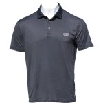 Anderson Ord Mens Gamer Solid Polo - Black Heather Anderson Ord Mens Gamer Solid Polo - Black Heather