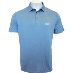 Anderson Ord Mens Gamer Solid Polo - Platinum Heather Anderson Ord Mens Gamer Solid Polo - Platinum Heather