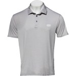 Anderson Ord Mens Gamer Solid Polo - Black Heather Anderson Ord Mens Gamer Solid Polo - Black Heather