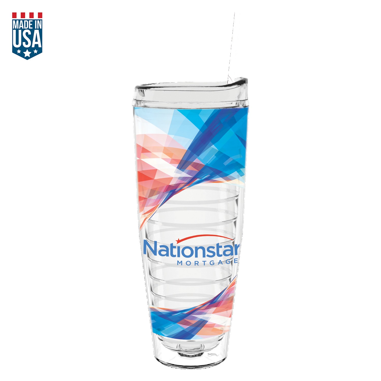 26 Oz Made In The U.S.A Tumbler W/ Lid & Straw 1