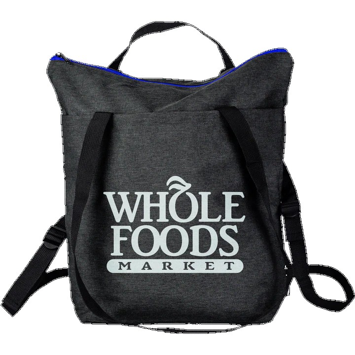 Eco-Conscious 10" x 4" x 15"RPET Tote/Backpack 1