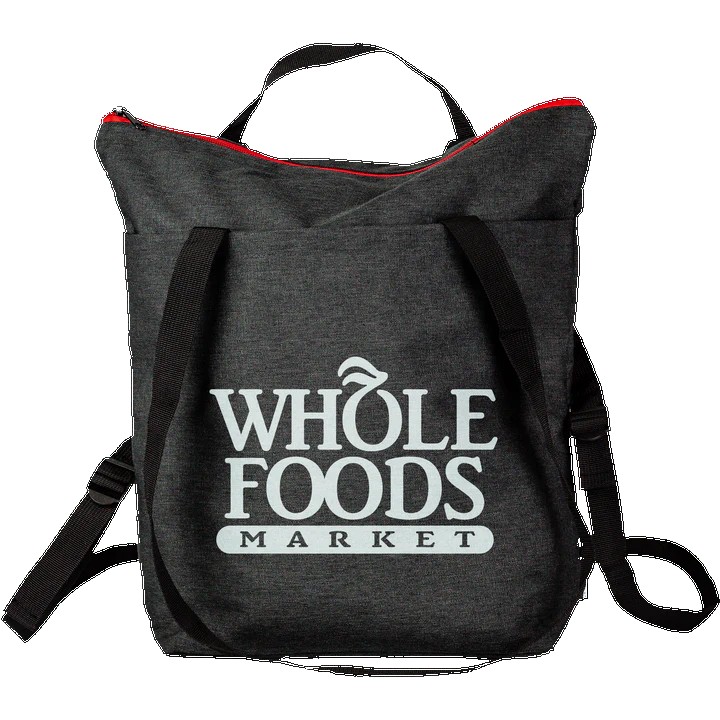 Eco-Conscious 10" x 4" x 15"RPET Tote/Backpack 1