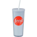 24 oz Recycled Double-wall Tumbler - Blue 24 oz Recycled Double-wall Tumbler - Blue