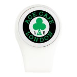 Magnetic Golf Ball Marker Clip - White Magnetic Golf Ball Marker Clip - White